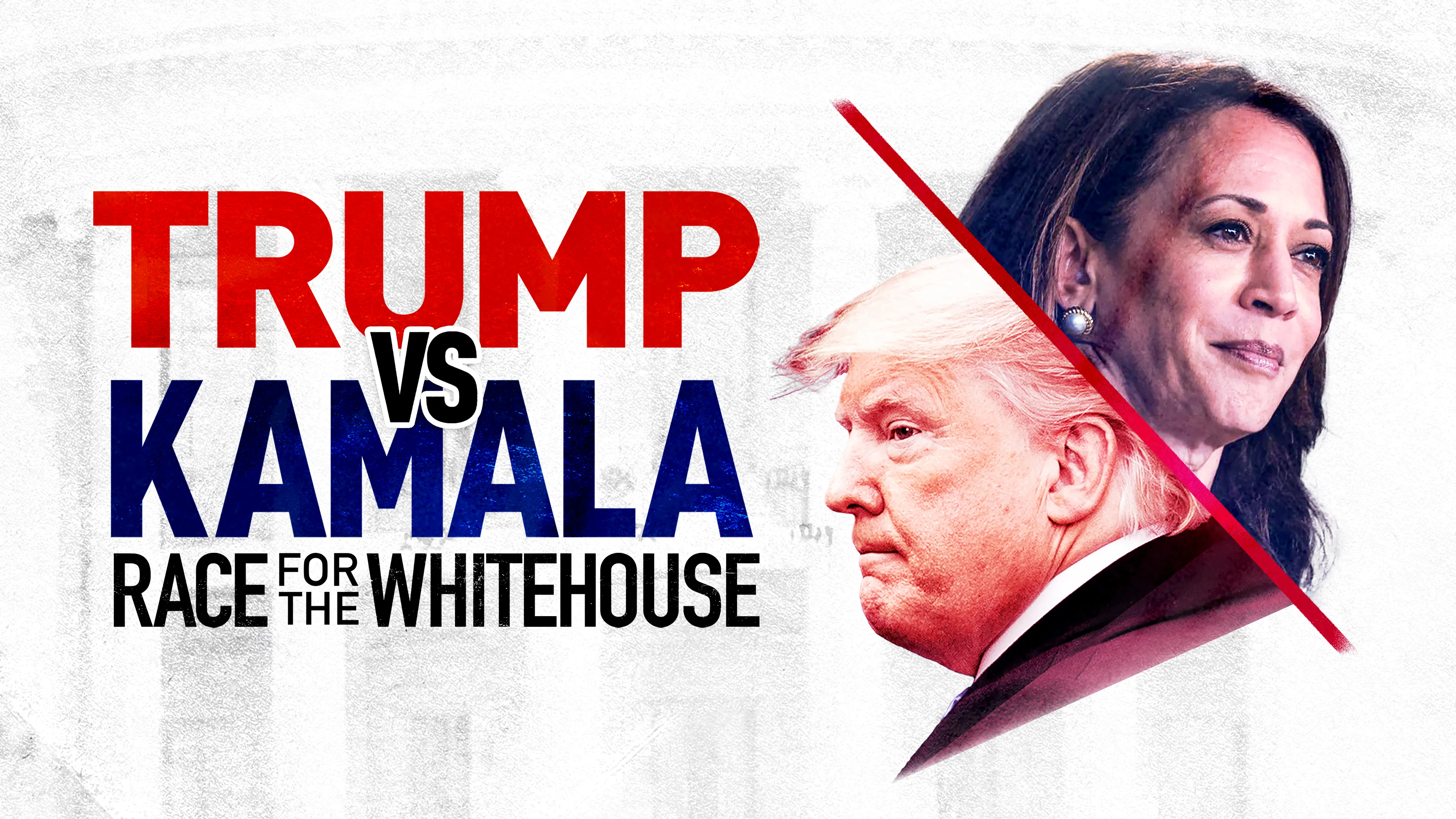 Trump vs Kamala: Race for the Whitehouse poster